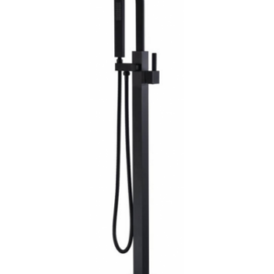 Gulv armatur til fritstående badekar H112 cm - Mat sort